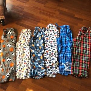 6 pair!! Youth Pajama pants